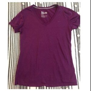 Nike Dri-fit purple tee